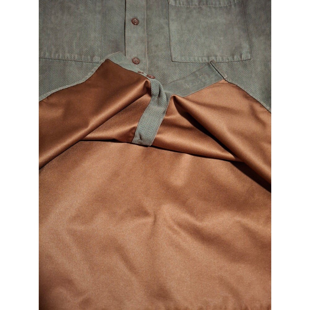 Vintage 90s Natural Issue Men's Button Down Shirt, Size XLT - Picture 6 of 6
